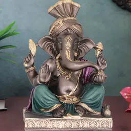 royaloak Lord Vinayaka Polyresin Hand Crafted Balanced Weight image 1
