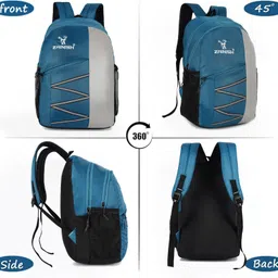 zainish Multipurpose Backpack School, College, Laptop & Travel Bag For Men & women Waterproof Backpack image 3
