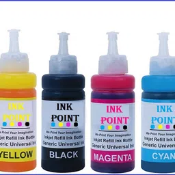 PRINTIFY Refill Ink For Use In Epson L365 Printer Black + Tri Color Combo Pack Ink Bottle-image-74