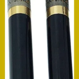 Juno Black Color Metal Body (Brass) Premium Ball Pen & Roller Ball Pen Gift Set Ball Pen-image-2