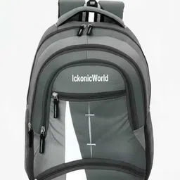 ickonicworld Large 35 L Laptop Backpack IW, TRENDY, STYLISH High-Quality Unisex Backpack for Offices, Schools image 2
