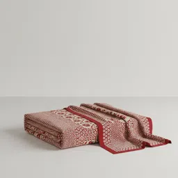 rewansh Cotton Single Flat 180 TC Floral Bedsheet image 2