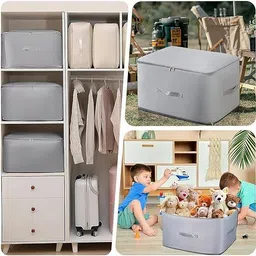 Snehshyam Ultra Space Saving Self Compression Organizer Cotton Laundry Bag image 5