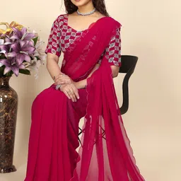 sakha designer Printed Bollywood Art Silk Saree-picture-15