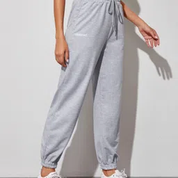 irondye Women Solid Grey Track Pants image 3