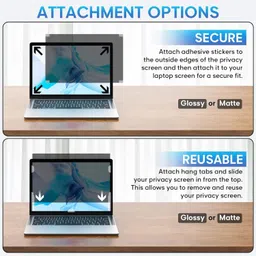 Saco Screen Guard for (Easy Fix Golden Privacy)2025 ASUS Zenbook S 14 OLED UX5406SA 14 Inch Laptop 16:10 Ratio image 3