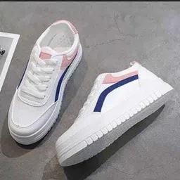 jitisha enterprises Trending Stylish White Casual Shoes Sneakers For Women image 3