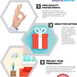 digitalmantra Seven Running Horses Beautiful Decorative Posters Paper Print image 3