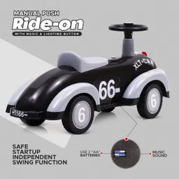 speedfox Ride on car for Kids |kids car for agegroup 2-6 years| kids scooter with seat kids ride on vintage car model -XL 66 Tricycle image 3