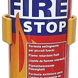 eco fire FIRE Stop Aluminum Flame Retardant Fuild Portable Fire Extinguisher,500ml, Red Fire Extinguisher Mount image 3