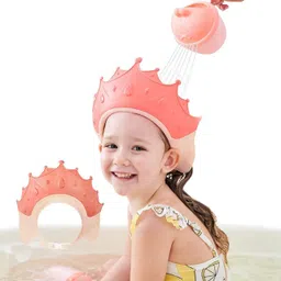 porquepine Baby Bath Hat Shower Cap Child Kid Hair Wash Shield Head Face Eye Ear Protection-picture-10
