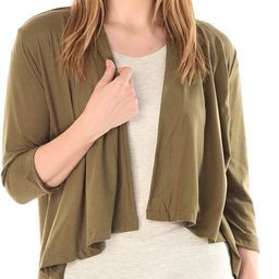 kotty Women 3/4 Sleeve Brown Shrug-picture-23