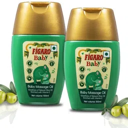 figaro Baby Massage Oil With Goodness Of Natural Olive Oil 100 Ml *2-picture-14