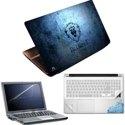FineArts Alliance 4 in 1 Laptop Skin Pack with Screen Guard, Key Protector and Palmrest Skin Combo Set-picture-14