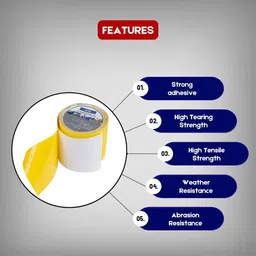 keder PVC Tape Self-adhesive and Waterproof Tarpaulin Repair Tape (Manual) image 4