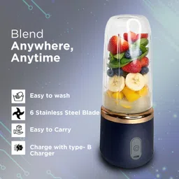 sageware SW_Juicer Mixer Navy Blue Mixer Juicer Jar image 4