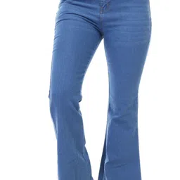 houseofcommon Women Relaxed Fit High Rise Blue Jeans-picture-18