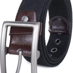 zacharias Men Casual, Formal Black Fabric Belt-picture-25