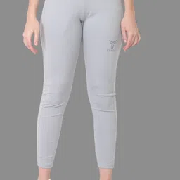 Women Solid Grey Track Pants-image-3