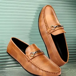 nxtkick Stylish Comfortable with Soft Cushioned Insole Hand-Stitched Design for Trendy Loafers For Men image 2