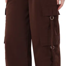 classic wear Women Solid Brown Track Pants-picture-27