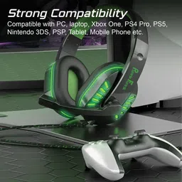 punnkfunnk A10 Over Ear Gaming Headset with Mic Wired Gaming Headset image 5