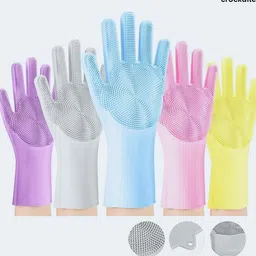 Pet Bath Gloves with High-Density Teeth Wet and Dry Glove-image-21
