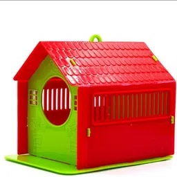 infinity overseas Bird House for Balcony and Garden Hanging Yellow & Green Plastic Bird House-picture-22