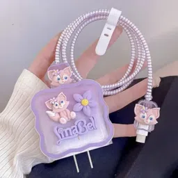 AIFEI Compatible for iPhone Charger Cover LINA BELL for 18-20W Full Protection CASE Cable Protector-picture-12