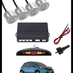 peeps store Car Premium 4 Silver Reverse Parking Sensor-AP25A2 Car Premium 4 Silver Reverse Parking Sensor-AP25A2 Parking Sensor-picture-15