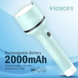 99drops Rechargeable Long Distance Torch Up to 1 Km high power 1 hrs Torch Emergency Light-picture-15