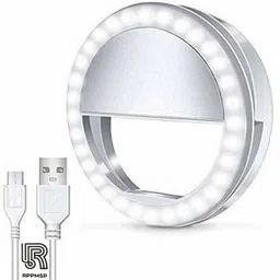 MMTELECOM Pocket Size mini High Bright 36 LED Clip on Selfie Smartphone Ring Light RP-24 Ring Flash image 1