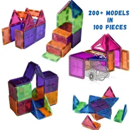 yuiop - Magnetix 5 - Magnetic Construction Set - Powerful Natural Magnets - 100 Pcs image 2