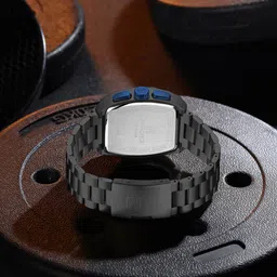 naviforce Blue chronograph dial with stainless steel strap waterproof Analog Watch - For Men 8066 Multifunctional design timepeice image 4