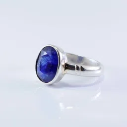 sprigems BSR001 Silver Sapphire Silver Plated Ring image 2