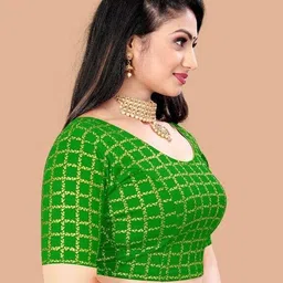 lambodar textiles Round Neck Women Blouse image 2