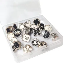 VOIISH 20pcs Brooch Pins for Women Cover Up Button Pins Instant Button Jeans,Shirt Brooch image 2