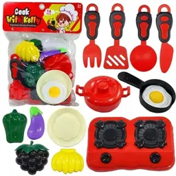 a magical hub Kitchen Play Set Toys for Kids-14 Pieces Portable Cooking Toys,Pretend Role Play-picture-22