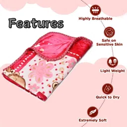 tinitot Cartoon Crib Mink Blanket for Heavy Winter image 3