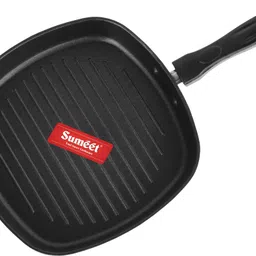 sumeet Non Stick 2.6mm Thick Grill Pan - 22cm Dia Grill Pan 22 cm diameter 1.1 L capacity-picture-13