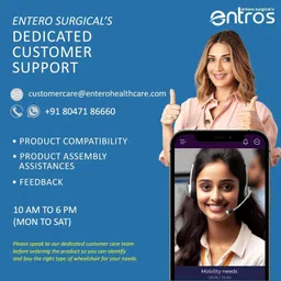 entros Reciprocal Adjustable Folding Walker for Adults | W779AB Walking Stick image 5