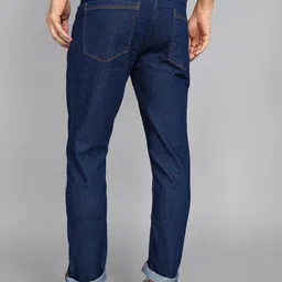 metronaut Men Skinny Mid Rise Dark Blue Jeans image 4