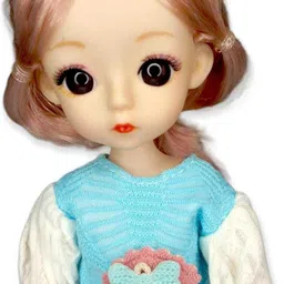 toyeez Miss Beautiful Eyes Bendable Doll with Key-chain (B) image 2