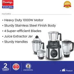 prestige Endura 1000 W Juicer Mixer Grinder image 3