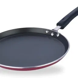tudoccy Aluminium Non-stick Dosa Tawa with Induction Bottom Tawa 25 cm diameter image 1