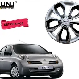 kunj autotech Nissan Micra 14 Inch Wheel Cover For Nissan Micra image 1