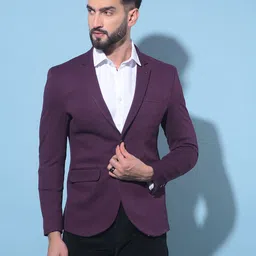 crimsoune club Men Solid Single Breasted Casual Blazer image 4