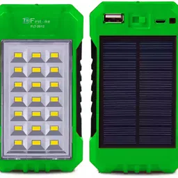 firstlike Mini Power Bank Cum 21 Hi-Bright LED Rechargeable Solar Light 7 hrs Flood Lamp Emergency Light-picture-21