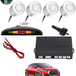 monolive Car Reverse Parking White Sensor With Led Display/Buzzer-180 White 4Parking Sensor Increased Safety For Passengers Universal For Car-180 Parking Sensor-picture-11