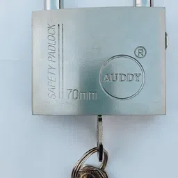 any fashion Auddy 70 MM [ BIG LOCK ] WITH 3 COMPUTER KEYS Padlock image 2